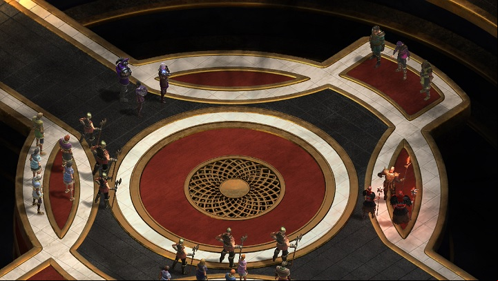 When you reach the Court, you see representatives of the Scarlet Chorus and the Disfavored gathered there - Final Judgment - main quest | Vendriens Well - Vendriens Well - Tyranny Game Guide