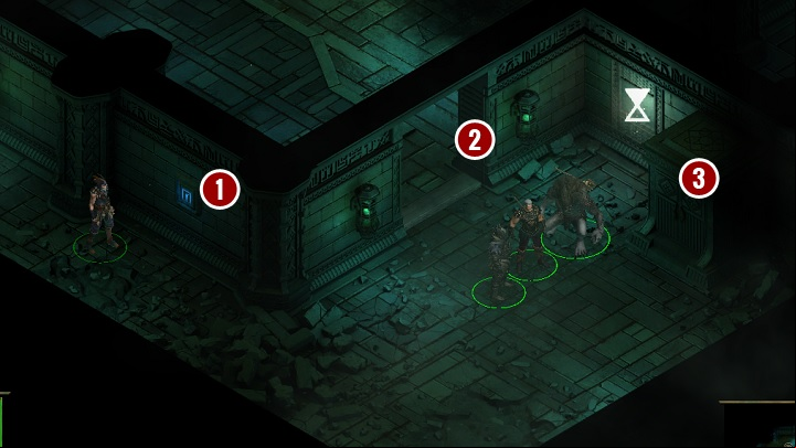 Select any party member and move them around the chamber to the south - The Stones of Elucidation - side quest | Blade Grave - Blade Grave - Tyranny Game Guide