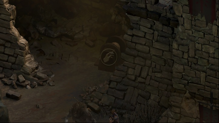Kill the foes and move slightly west, where you will find turnstile opening the gate - Making a Stand - main quest | Blade Grave - Blade Grave - Tyranny Game Guide