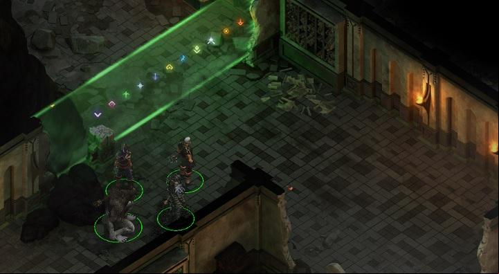 As soon as you enter the Library you will notice a barrier that will prevent you from moving forward - Extinguishing the Flames - main quest | Contested Lands - Contested Lands - Tyranny Game Guide