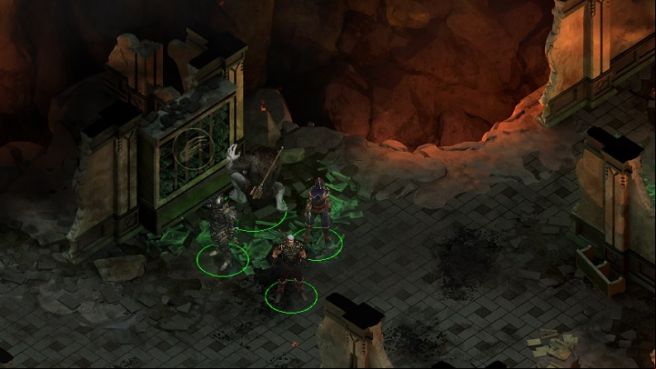 If you head north, you will come across another group led by Gaptooth - Extinguishing the Flames - main quest | Contested Lands - Contested Lands - Tyranny Game Guide