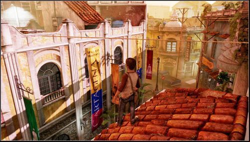 In the evening, our goal is to get into the museum - Uncharted 3: Chapter 3 - Second-Story Work walkthrough - Walkthrough - Uncharted 3 Drakes Deception Guide