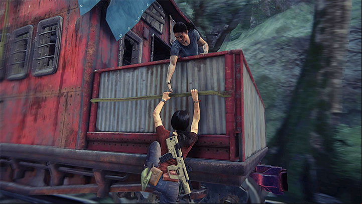 Youll manage to catch the last wagon - 9 - End of the Line | Walkthrough - Walkthrough - Uncharted: The Lost Legacy Game Guide