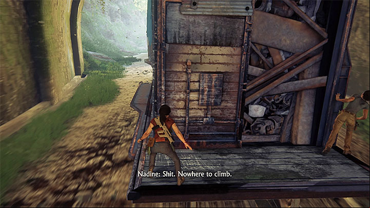 Continue making your way down the train until youve reached the wagon shown on the screenshot above - 9 - End of the Line | Walkthrough - Walkthrough - Uncharted: The Lost Legacy Game Guide