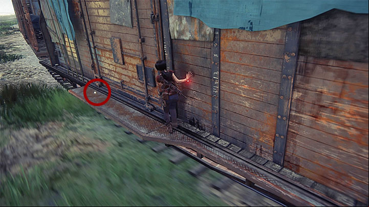 Continue making your way down the train - 9 - End of the Line | Walkthrough - Walkthrough - Uncharted: The Lost Legacy Game Guide
