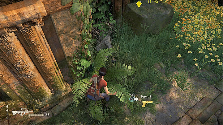 An example of a golden gun - List of Trophies - Trophy Guide - Uncharted: The Lost Legacy Game Guide