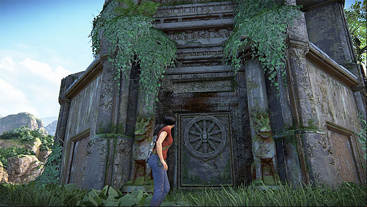 The tower is located in the center of the map, north from the starting point - 4 - Reaching the tower | Walkthrough - Walkthrough - Uncharted: The Lost Legacy Game Guide
