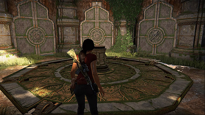 The room with vantage points and a lift - 4 - Reaching the tower | Walkthrough - Walkthrough - Uncharted: The Lost Legacy Game Guide
