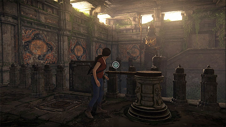 First platform room - 4 - Shivas Fort (Axe) | Walkthrough - Walkthrough - Uncharted: The Lost Legacy Game Guide