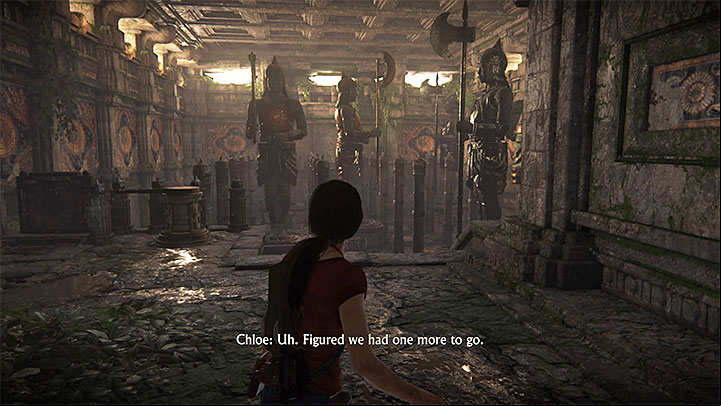 The third platform room - 4 - Shivas Fort (Axe) | Walkthrough - Walkthrough - Uncharted: The Lost Legacy Game Guide