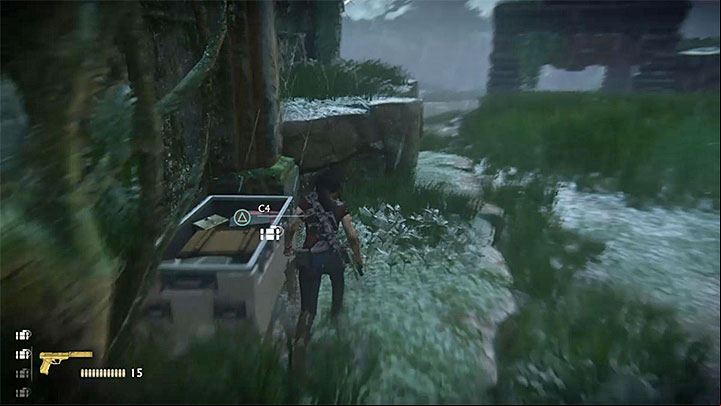 From now on, try to avoid being spotted by both the APC and the mercenaries around (watch out for one standing on rooftops, they have a greater range of fire) - Overkill Trophy | Trophy Guide - Trophy Guide - Uncharted: The Lost Legacy Game Guide