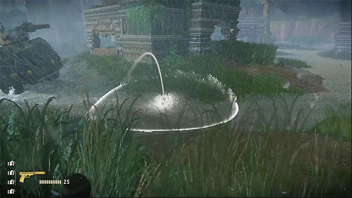 After you have collected four charges, approach the APC-patrolled area carefully - Overkill Trophy | Trophy Guide - Trophy Guide - Uncharted: The Lost Legacy Game Guide