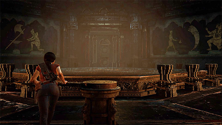 You can unlock this trophy while exploring Halebidu, i - Shadow Theater Trophy | Trophy Guide - Trophy Guide - Uncharted: The Lost Legacy Game Guide