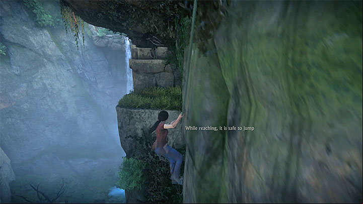 Pretend youre Prince of Persia until you get to the ledge. - 3 - Homecoming | Walkthrough - Walkthrough - Uncharted: The Lost Legacy Game Guide