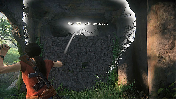 After the fight, examine the bodies of the defeated enemies and locate the grenades at one of them - 3 - Homecoming | Walkthrough - Walkthrough - Uncharted: The Lost Legacy Game Guide