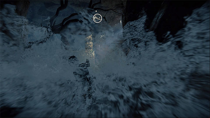 In the last part during which you are sliding down the aqueduct you should be ready to press L1 in order to catch the hook presented in the picture - 5 - Meeting Asav | The Great Battle | Walkthrough - Walkthrough - Uncharted: The Lost Legacy Game Guide