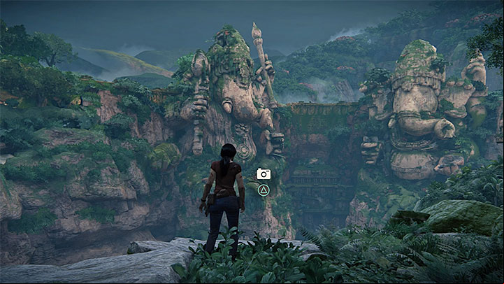 After you return to the jungle, climb up and reach the fork - 5 - Meeting Asav | The Great Battle | Walkthrough - Walkthrough - Uncharted: The Lost Legacy Game Guide