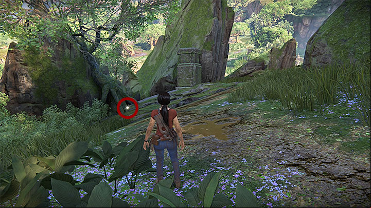 This secret is located in the east part of the map - 4 - Treasures in Wester Ghats | Secrets - Secrets - Uncharted: The Lost Legacy Game Guide