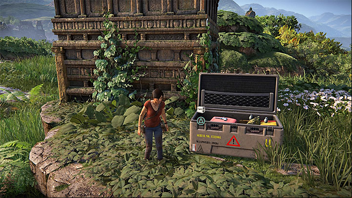 This treasure can be found while you are searching for one of the lockboxes - 4 - Treasures in Wester Ghats | Secrets - Secrets - Uncharted: The Lost Legacy Game Guide