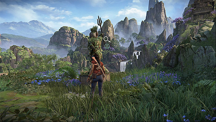You get this photo opportunity in the Southern part of the map, but first, you have to make some preparations - 4 - Photos, optional conversations and lockboxes in Wester Ghats | Secrets - Secrets - Uncharted: The Lost Legacy Game Guide