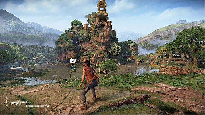 You get this photo opportunity in the Western part of the map - 4 - Photos, optional conversations and lockboxes in Wester Ghats | Secrets - Secrets - Uncharted: The Lost Legacy Game Guide
