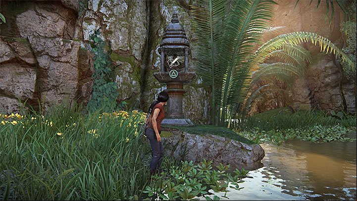 This lockbox is located in the south part of the map near the place where you start this chapter - 4 - Photos, optional conversations and lockboxes in Wester Ghats | Secrets - Secrets - Uncharted: The Lost Legacy Game Guide
