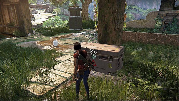 The lockbox is located in small ruins in the south-west part of the map, the ones in which you can also find one of Hoysala tokens - 4 - Photos, optional conversations and lockboxes in Wester Ghats | Secrets - Secrets - Uncharted: The Lost Legacy Game Guide