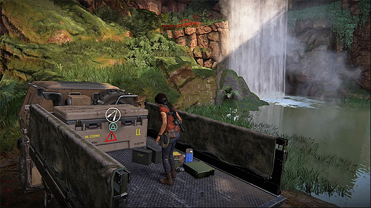 This lockbox is found near the path that leads to Shiva fort located in the north - 4 - Photos, optional conversations and lockboxes in Wester Ghats | Secrets - Secrets - Uncharted: The Lost Legacy Game Guide