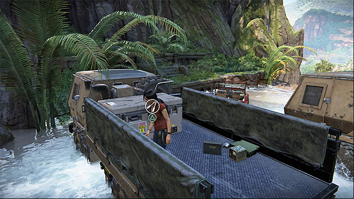 This lockbox is similar to the ninth one because here you must also deal with some complications - 4 - Photos, optional conversations and lockboxes in Wester Ghats | Secrets - Secrets - Uncharted: The Lost Legacy Game Guide