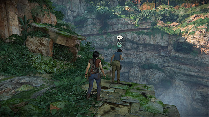The first conversation with Nadine can be unlocked shortly after starting the chapter - 5 - The Great Battle - All secrets - Secrets - Uncharted: The Lost Legacy Game Guide