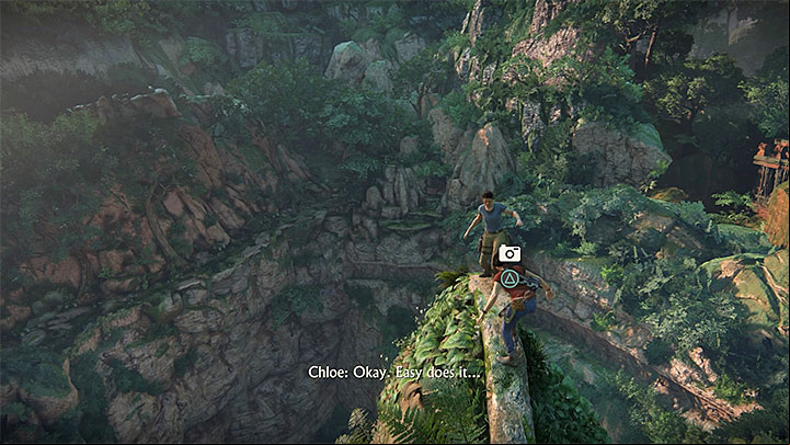 You can take another photo after Chloe and Nadine climb onto one of the gigantic statues (Chloe will lose her balance a bit earlier and she will have to climb up over Nadine) - 5 - The Great Battle - All secrets - Secrets - Uncharted: The Lost Legacy Game Guide