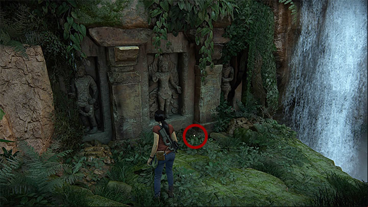 The second treasure is found shortly after taking the photo described above - 5 - The Great Battle - All secrets - Secrets - Uncharted: The Lost Legacy Game Guide