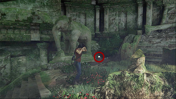 The treasure is located in the same cave in which you took the photo described above - 5 - The Great Battle - All secrets - Secrets - Uncharted: The Lost Legacy Game Guide