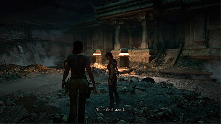 3 - 5 - The Great Battle - All secrets - Secrets - Uncharted: The Lost Legacy Game Guide
