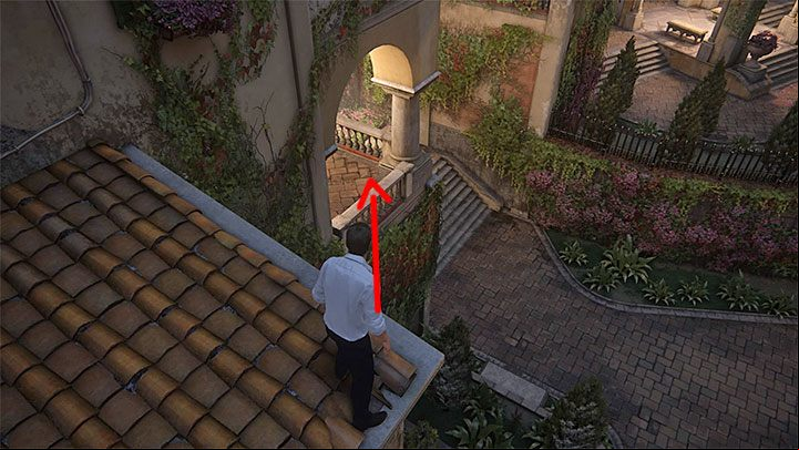 Turn right and draw your attention to a small balcony presented in the picture - Uncharted 4: Chapter 6 Once a Thief - treasure list - Treasures - Uncharted 4: A Thiefs End Game Guide