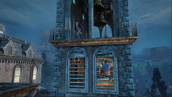 Climb on top of vertical shutters. - Uncharted 4: Chapter 1 The Lure of Adventure - walkthrough - Walkthrough - Uncharted 4: A Thiefs End Game Guide