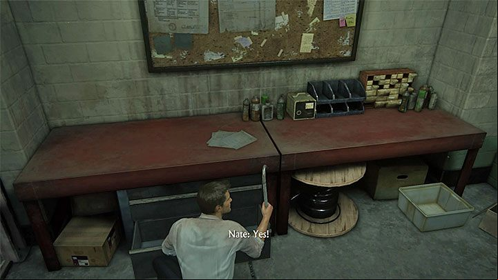 You can find the crowbar randomly in one of the containers. - Uncharted 4: Chapter 6 Once a Thief - walkthrough - Walkthrough - Uncharted 4: A Thiefs End Game Guide