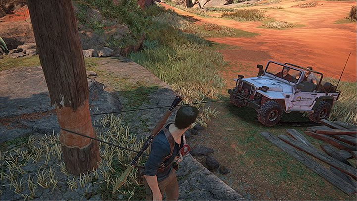 Attach the rope to wooden stanchions of the bridge - Uncharted 4: Chapter 10 The Twelve Towers - walkthrough - Walkthrough - Uncharted 4: A Thiefs End Game Guide