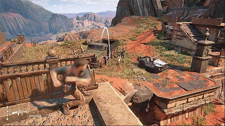 Use grenades if enemies are standing one to another - Uncharted 4: Chapter 10 The Twelve Towers - walkthrough - Walkthrough - Uncharted 4: A Thiefs End Game Guide