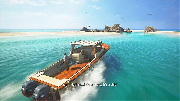 Now, turn your attention towards the islet mentioned above - Uncharted 4: Chapter 12 At Sea - walkthrough - Walkthrough - Uncharted 4: A Thiefs End Game Guide