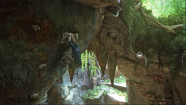 Climb in the cave - Uncharted 4: Chapter 12 At Sea - walkthrough - Walkthrough - Uncharted 4: A Thiefs End Game Guide