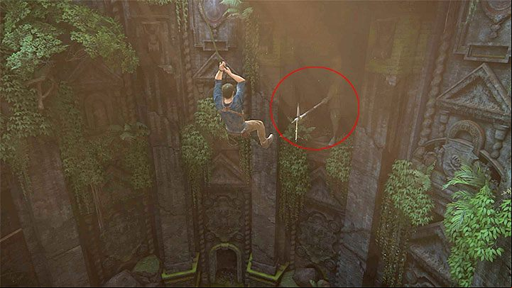 Approach the ruins with the statues - Uncharted 4: Chapter 12 At Sea - walkthrough - Walkthrough - Uncharted 4: A Thiefs End Game Guide