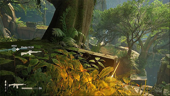 After you start your fire exchange, be stingy with your ammo, because it does not come in excess here - Uncharted 4: Chapter 13 Marooned - walkthrough - Walkthrough - Uncharted 4: A Thiefs End Game Guide