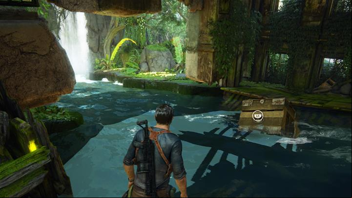 Use grappling hook to pull the crate - Uncharted 4: Chapter 18 New Devon - walkthrough - Walkthrough - Uncharted 4: A Thiefs End Game Guide