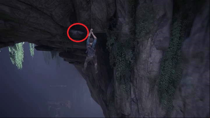 The last treasure is past this ledge - Uncharted 4: Chapter 21 Brothers Keeper - walkthrough - Walkthrough - Uncharted 4: A Thiefs End Game Guide