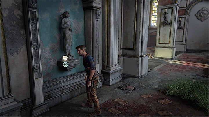 You can find the third collectible after you make it into the large clock tower through the open window - Uncharted 4: Chapter 11 Hidden in Plain Sight - treasure list - Treasures - Uncharted 4: A Thiefs End Game Guide
