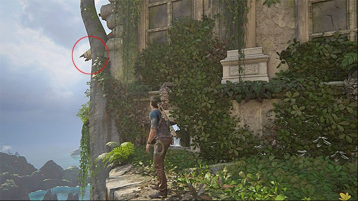 You find this collectible soon after you walk around, or eliminate, the second of the two mercenary groups - Uncharted 4: Chapter 14 Me in Paradise - treasure list - Treasures - Uncharted 4: A Thiefs End Game Guide