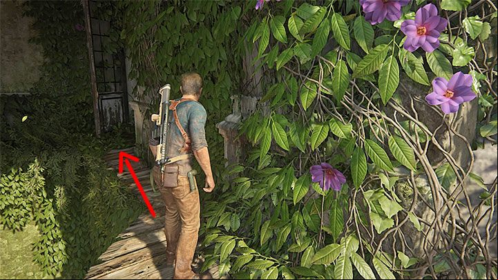 You can find this collectible soon after you enter the big white building for the first time - Uncharted 4: Chapter 14 Me in Paradise - treasure list - Treasures - Uncharted 4: A Thiefs End Game Guide