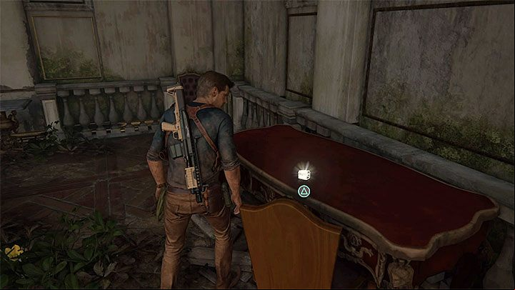 Walk into the small room - Uncharted 4: Chapter 14 Me in Paradise - treasure list - Treasures - Uncharted 4: A Thiefs End Game Guide