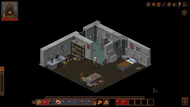 You start in your room, which doesnt look very impressive, but there are a lot of items here - Good start | Crafting and trading - Crafting and trading - Underrail Game Guide